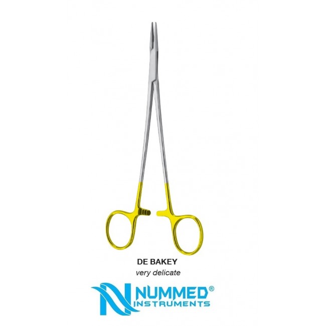 De Bakey Needle Holder,Very Delicate,TC De Bakey Needle Holder,Very Delicate,TC